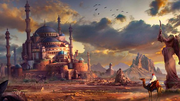 טפט 4K נוף פנטזיה פנורמי רחב ידיים ומרהיב ב 4K #094
