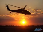 UH-60 Blackhawk Helicopter at Sunset, Iraq.jpg