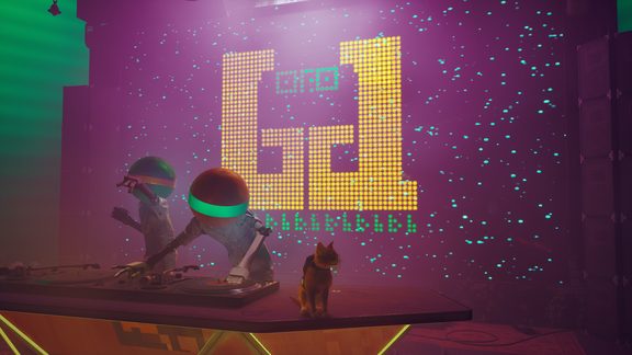 טפט 4K כלי נגינה מואר באורות ניאון זוהרים ומודרניים #071