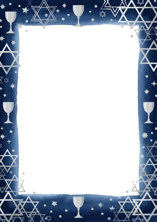 בר מצווה מודרני – כחול עמוק, כסף וגביעי קידוש