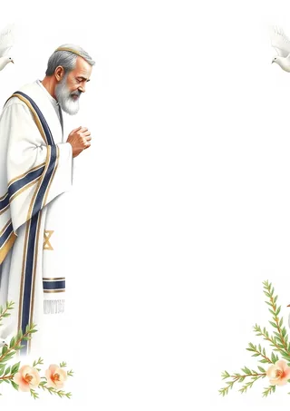 ברכת הבנים והבנות – כפות ידיים מברכות בטלית ואותיות אור
